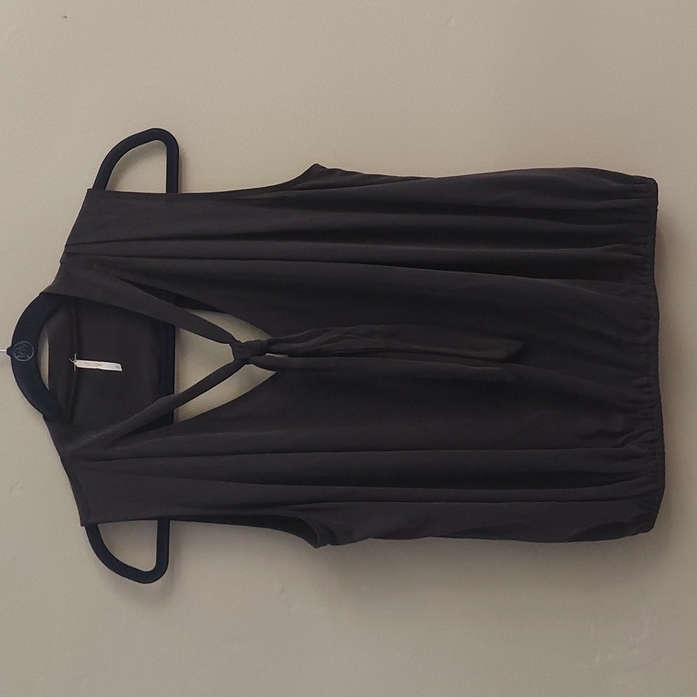 FREE PEOPLE Forget Me Knot Black Washed Sleeveless Top - Picture 5 of 13